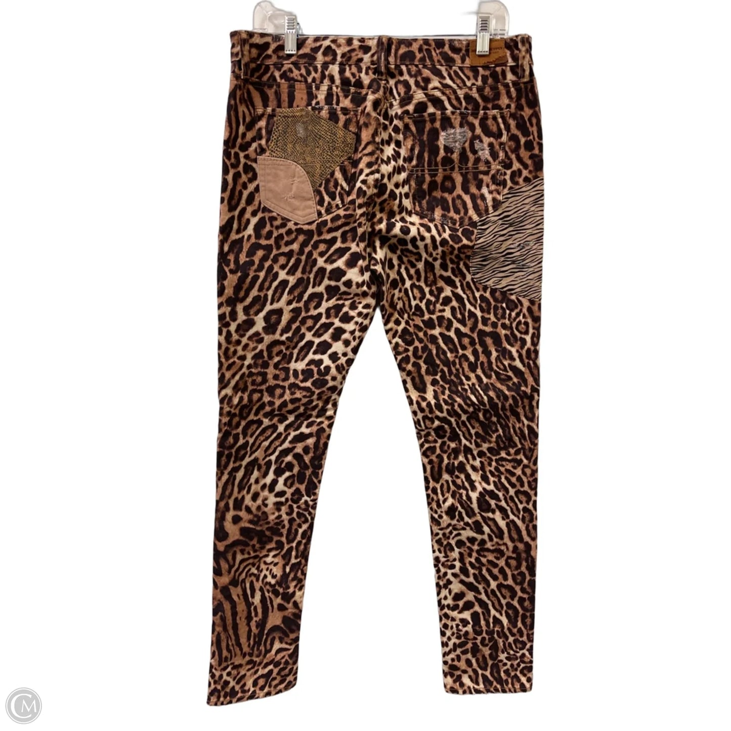 Jeans Skinny By Denim & Supply By Ralph Lauren In Leopard Print, Size: 12