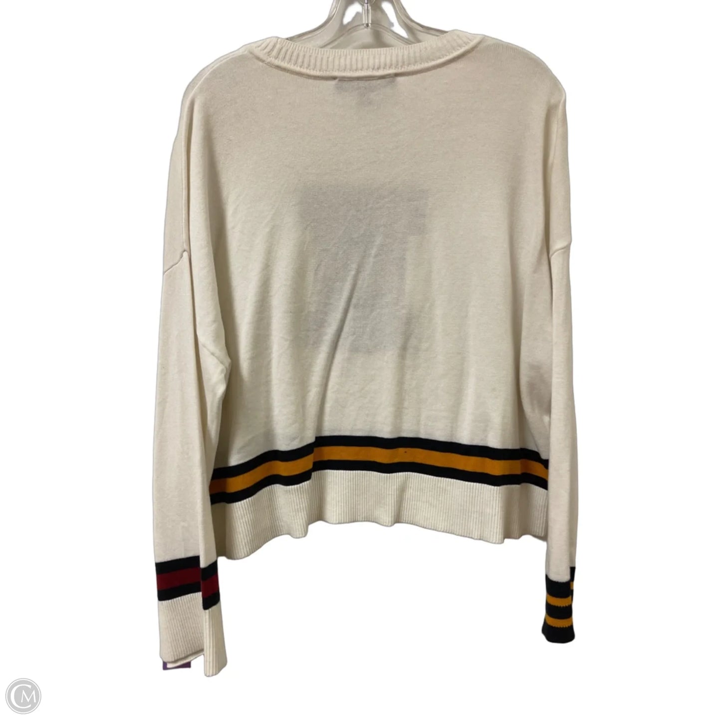 Sweater By Tommy Hilfiger In Cream, Size: L