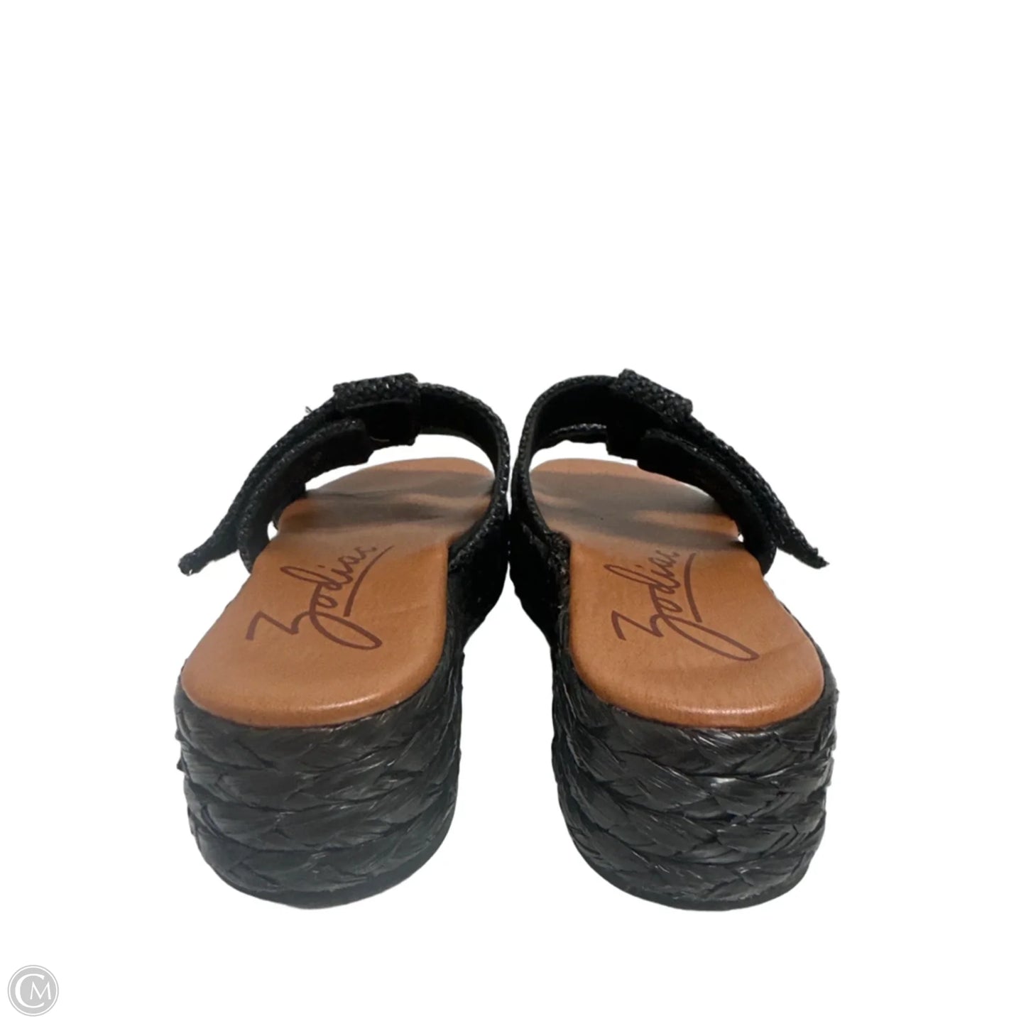 Sandals Heels Platform By Zodiac In Black, Size: 8.5