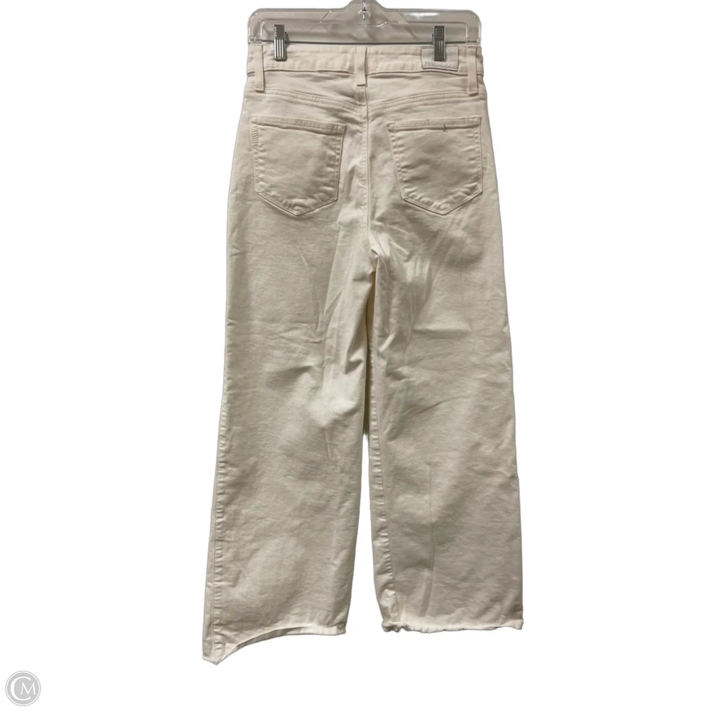 Jeans Wide Leg By Paige In Cream, Size: 6