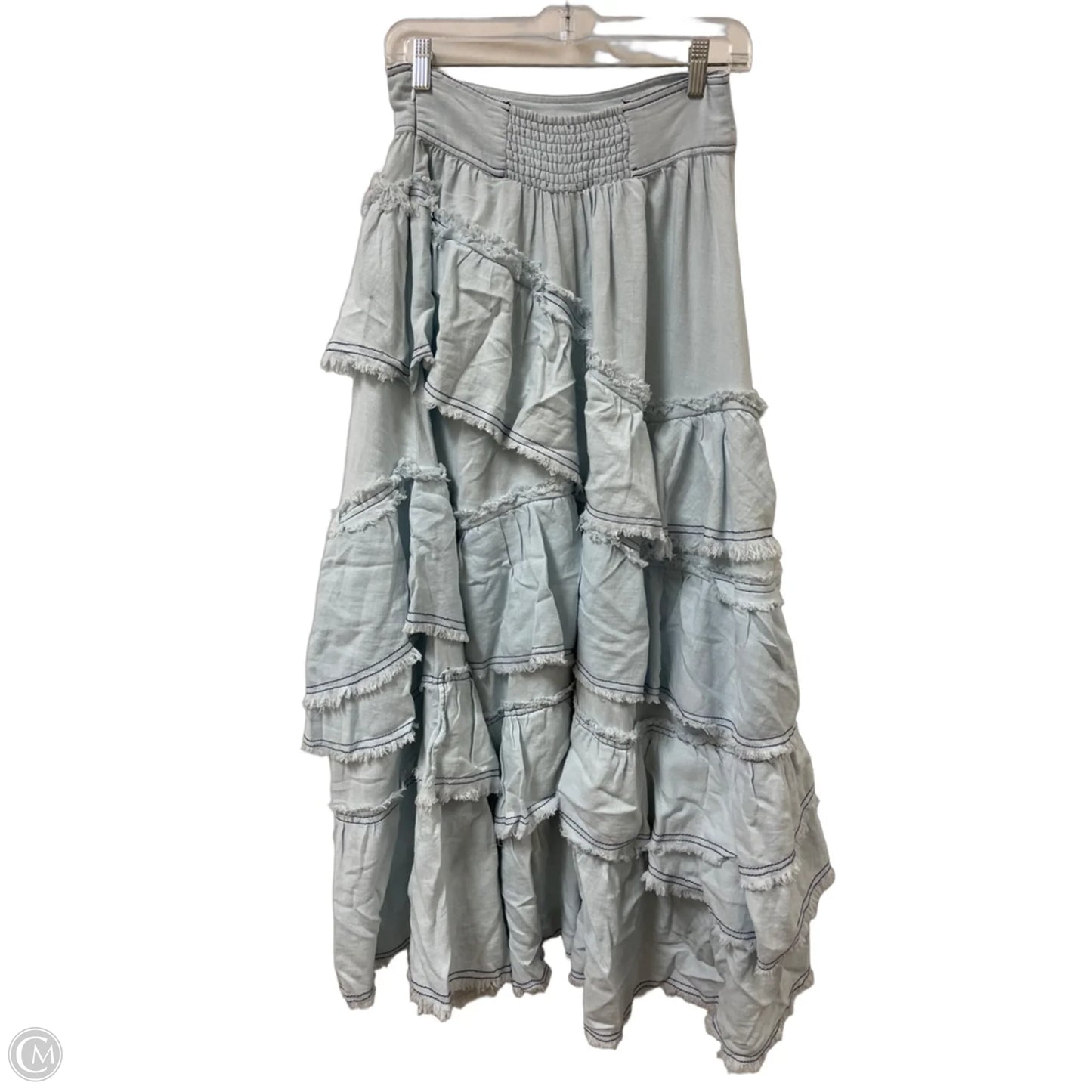 Skirt Maxi By Pilcro In Blue Denim, Size: 6