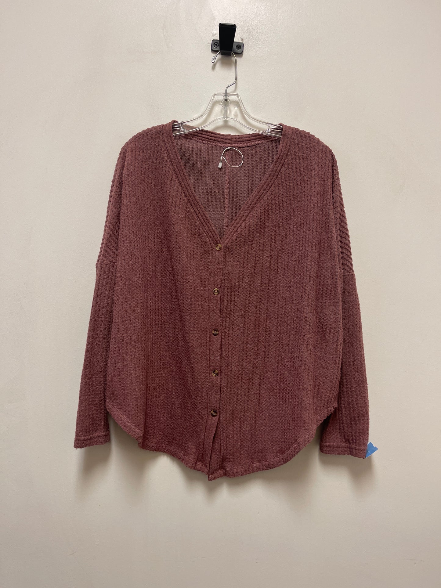 Top Long Sleeve By Clothes Mentor In Purple, Size: M