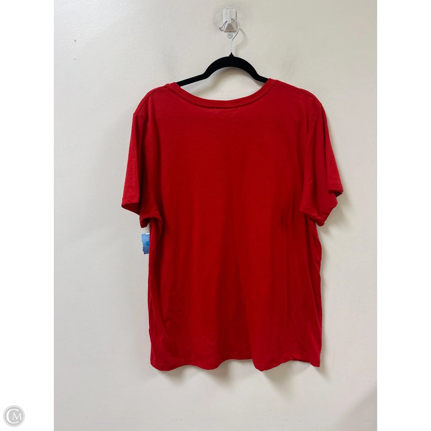 Top Short Sleeve By Clothes Mentor In Red, Size: 3x