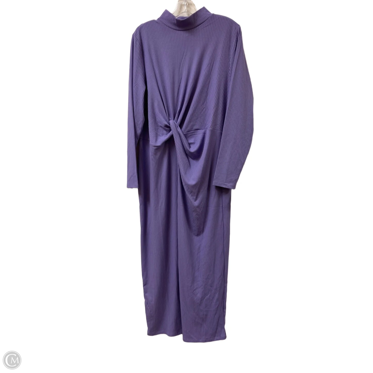 Dress Casual Maxi By Eloquii In Purple, Size: 3x