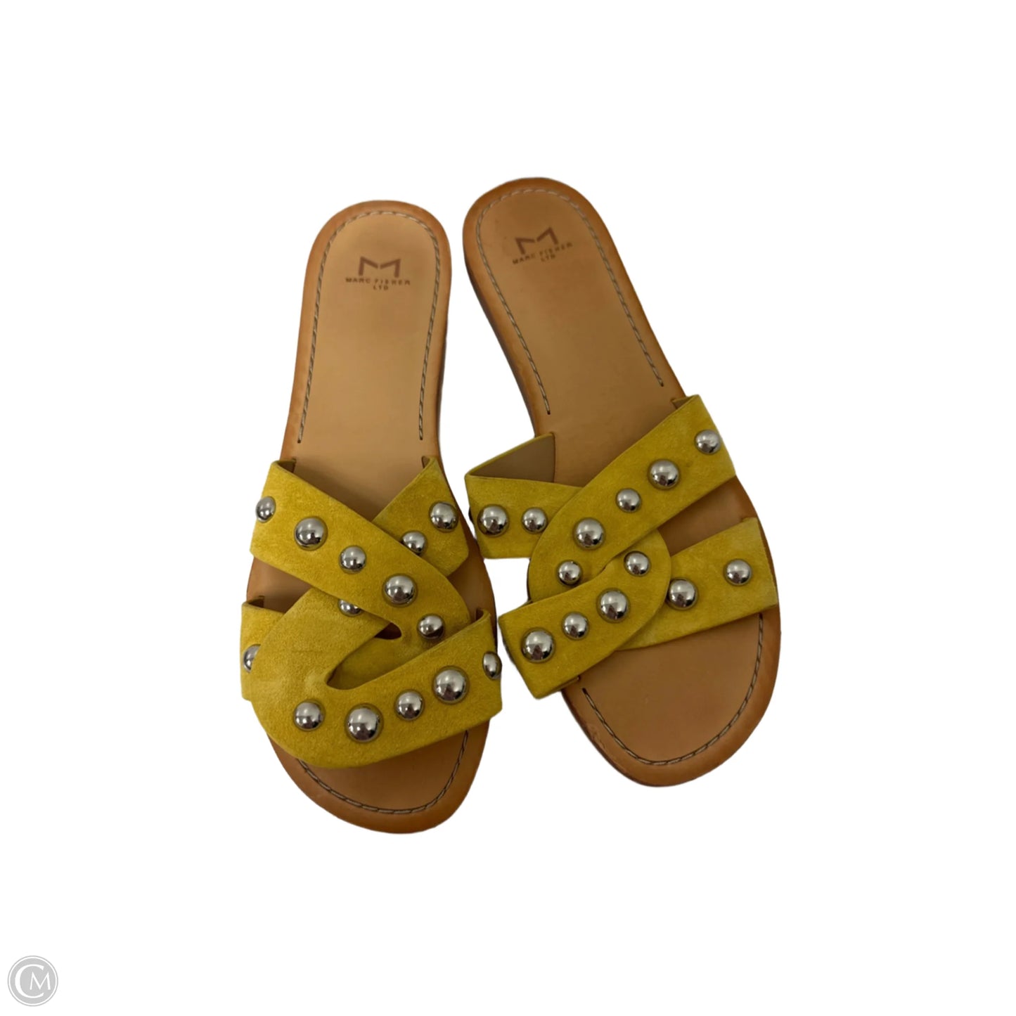 Sandals Flats By Marc Fisher In Yellow, Size: 9