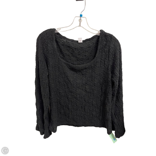 Top Long Sleeve By Old Navy In Black, Size: Xl