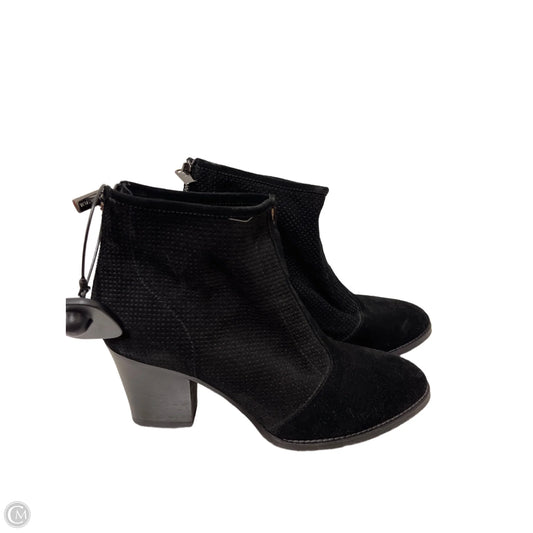 Boots Ankle Heels By Aquatalia In Black, Size: 8.5