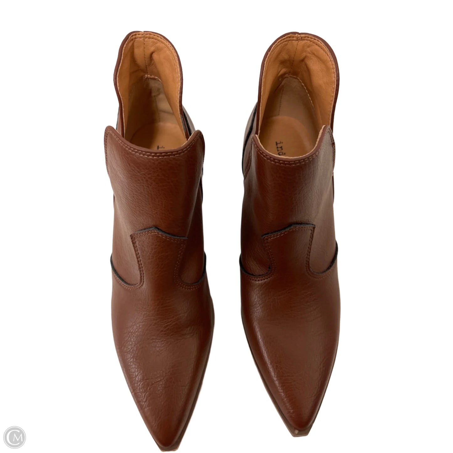 Boots Ankle Heels By Indigo Rd In Brown, Size: 8.5