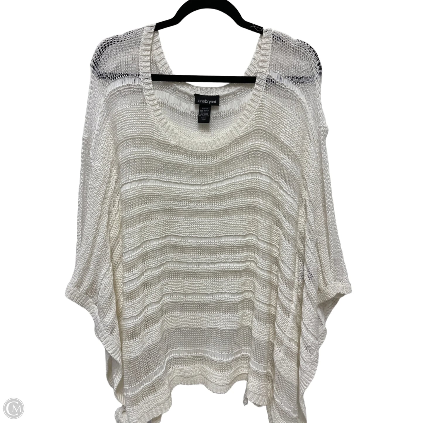 Shawl By Lane Bryant In Cream, Size: 3x