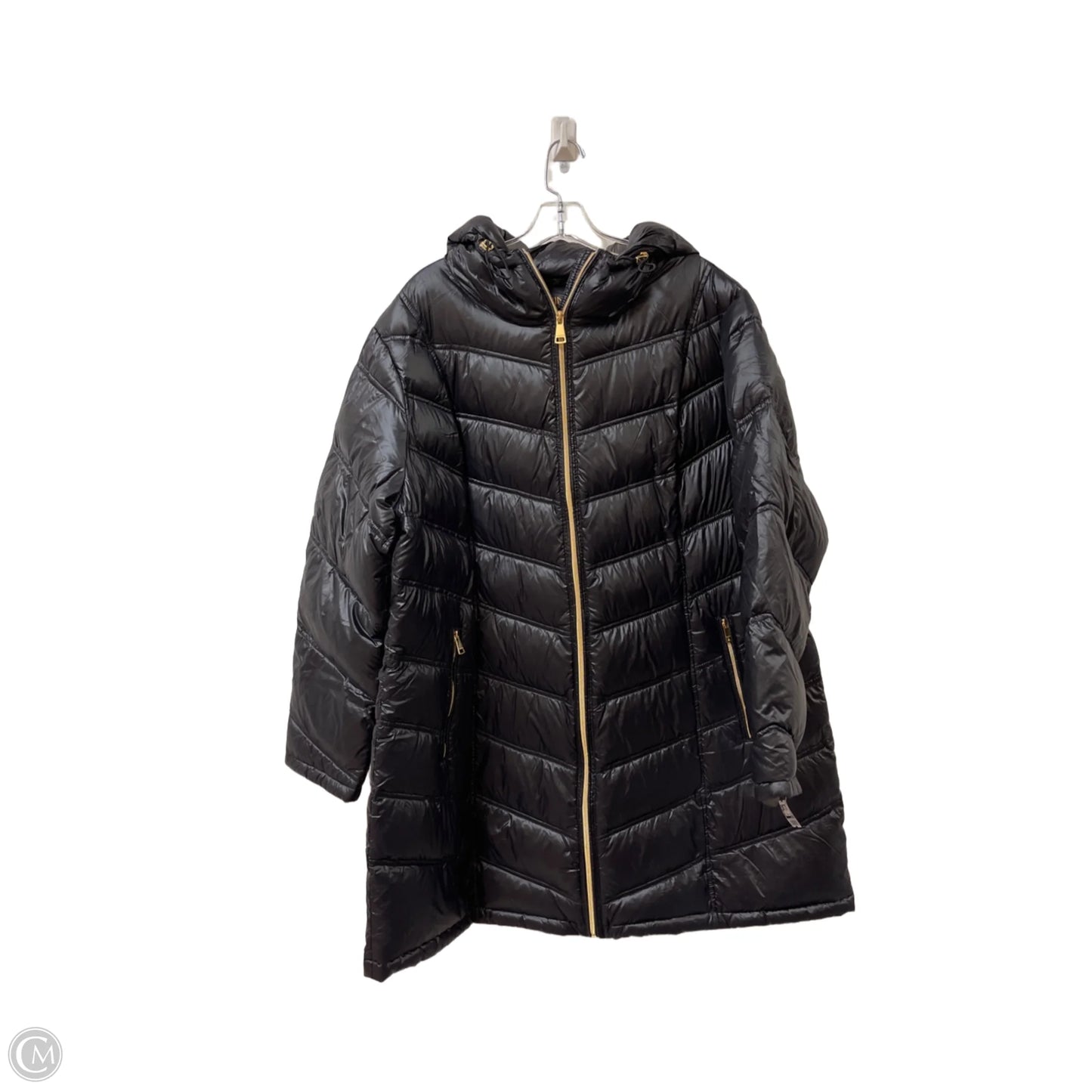 Coat Puffer & Quilted By Calvin Klein In Navy, Size: 2x