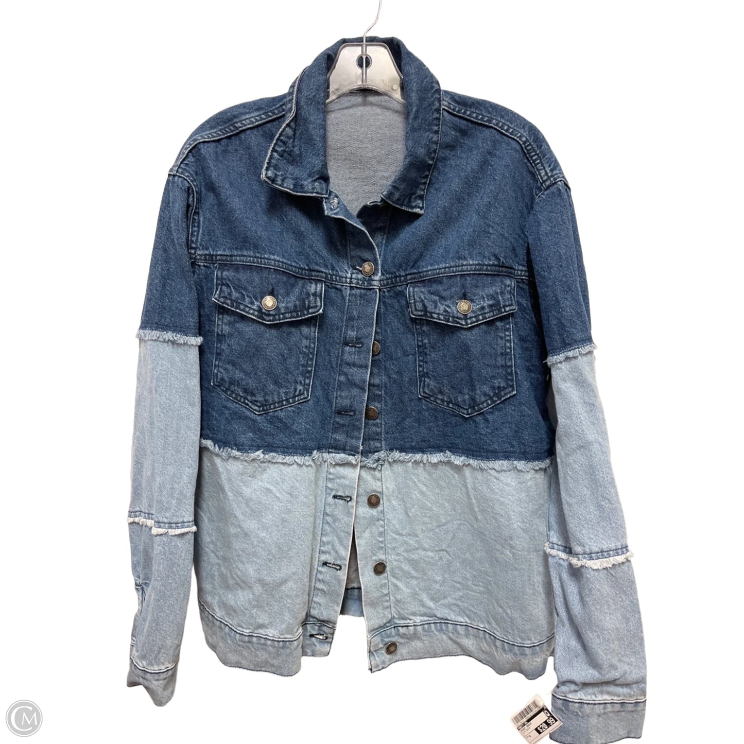 Jacket Denim By Nasty Gal In Blue Denim, Size: 6