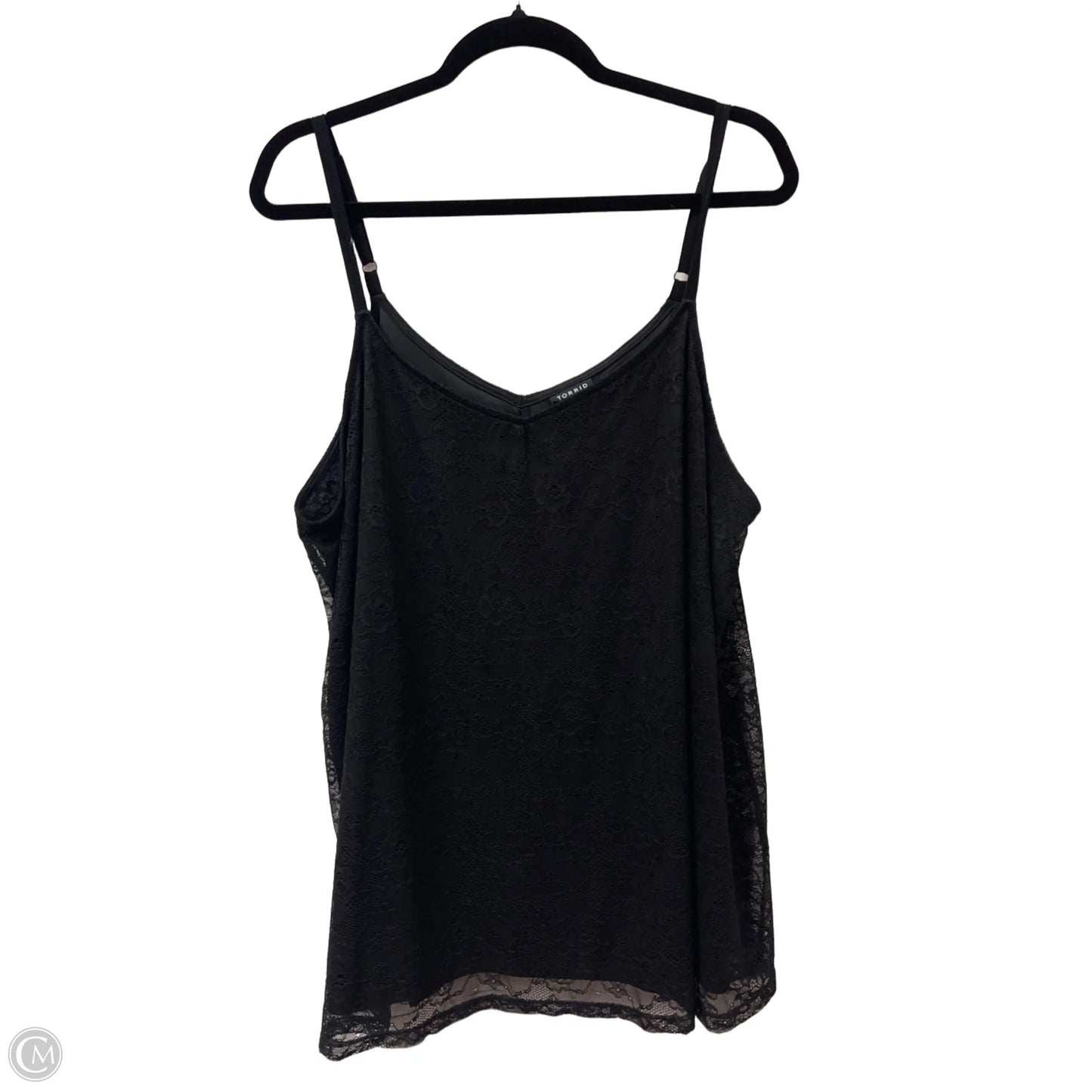 Top Sleeveless By Torrid In Black, Size: 2x