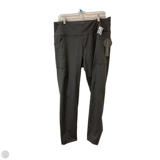 Athletic Pants By Clothes Mentor In Grey, Size: Xl
