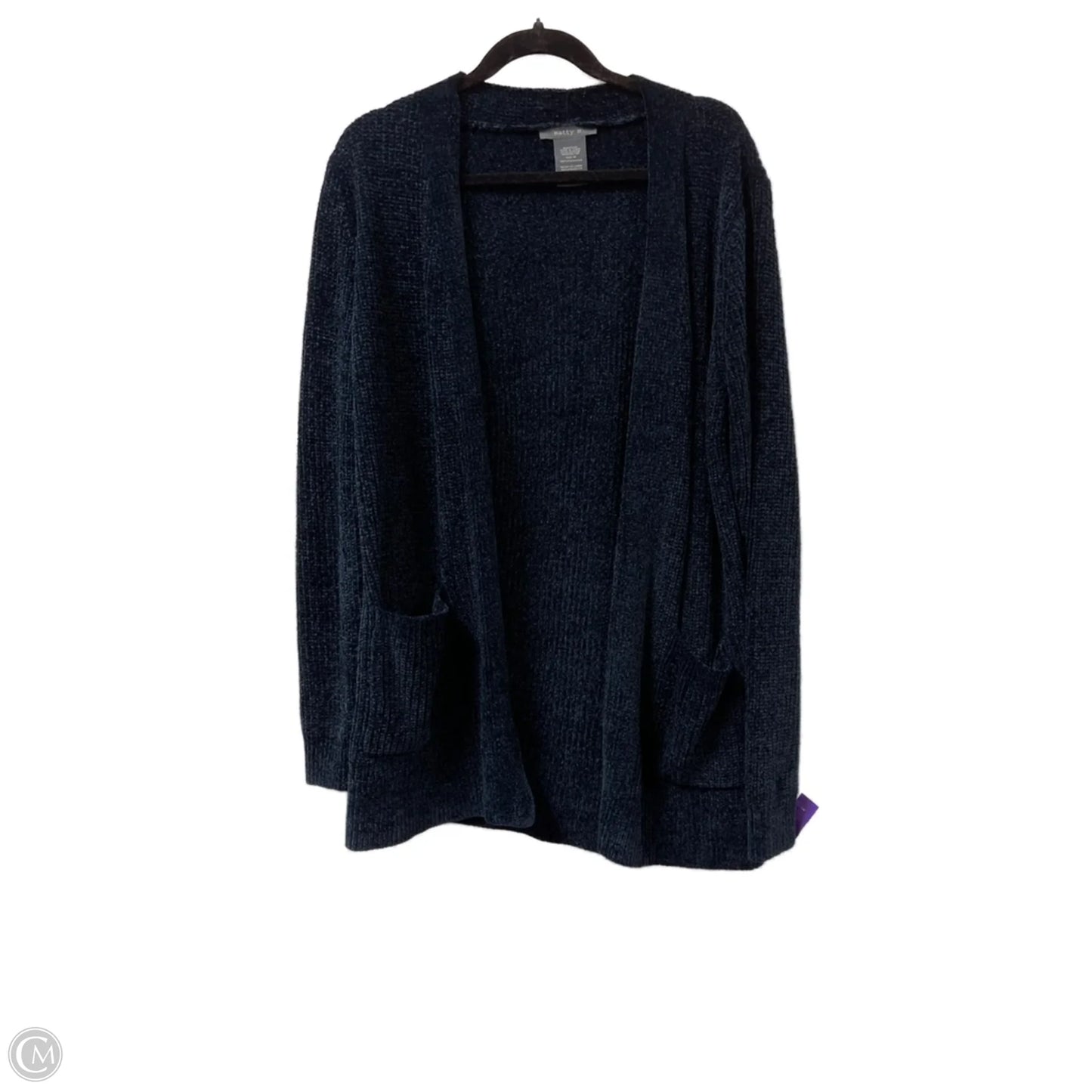 Sweater Cardigan By Matty M In Navy, Size: M