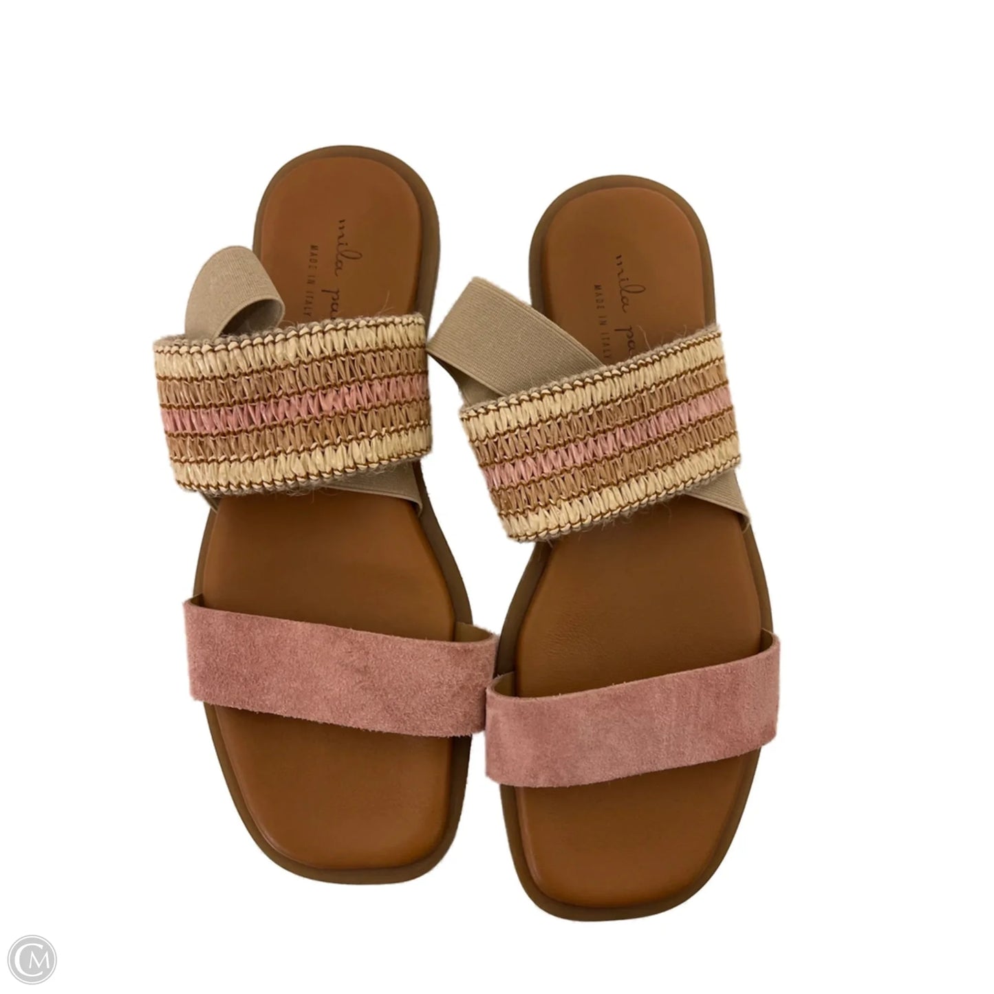 Sandals Flats By Clothes Mentor In Pink, Size: 8