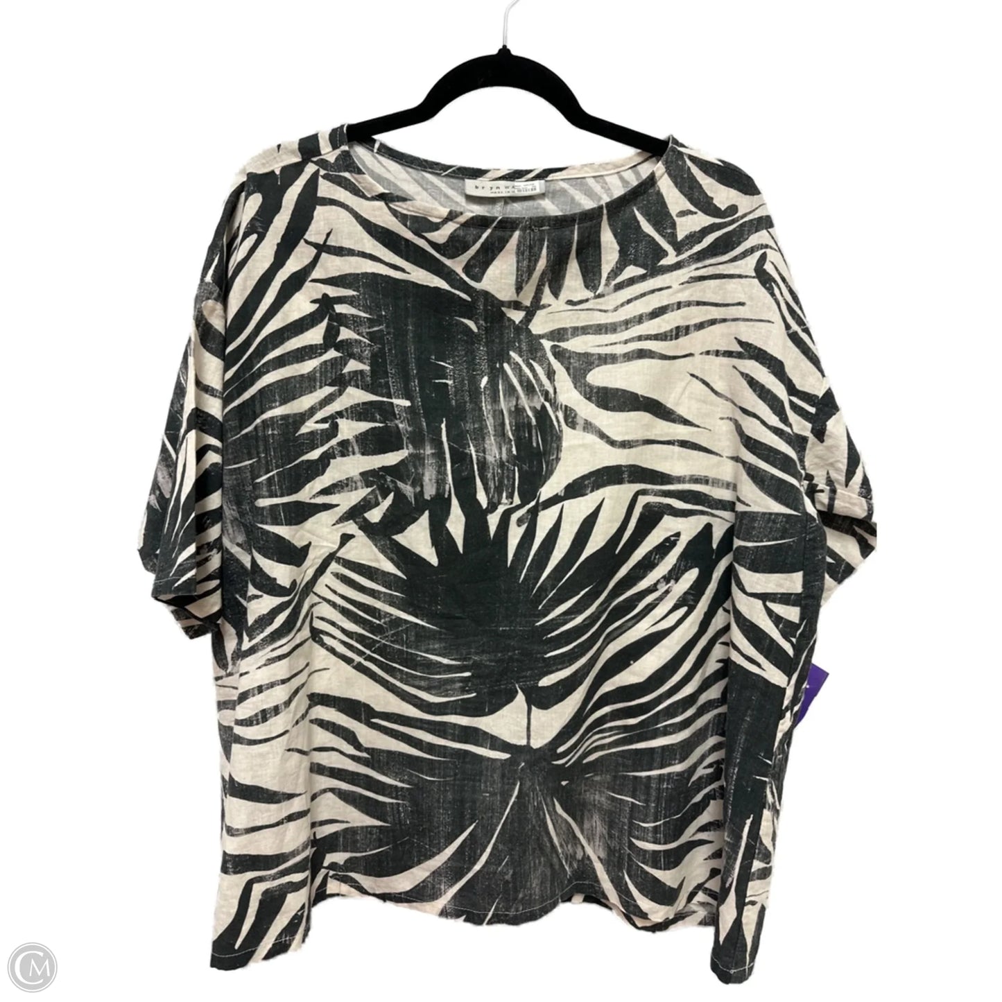 Top Long Sleeve By Clothes Mentor In Grey, Size: M