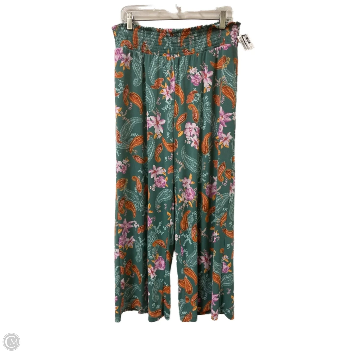Pants Wide Leg By Bar Iii In Teal, Size: Xl