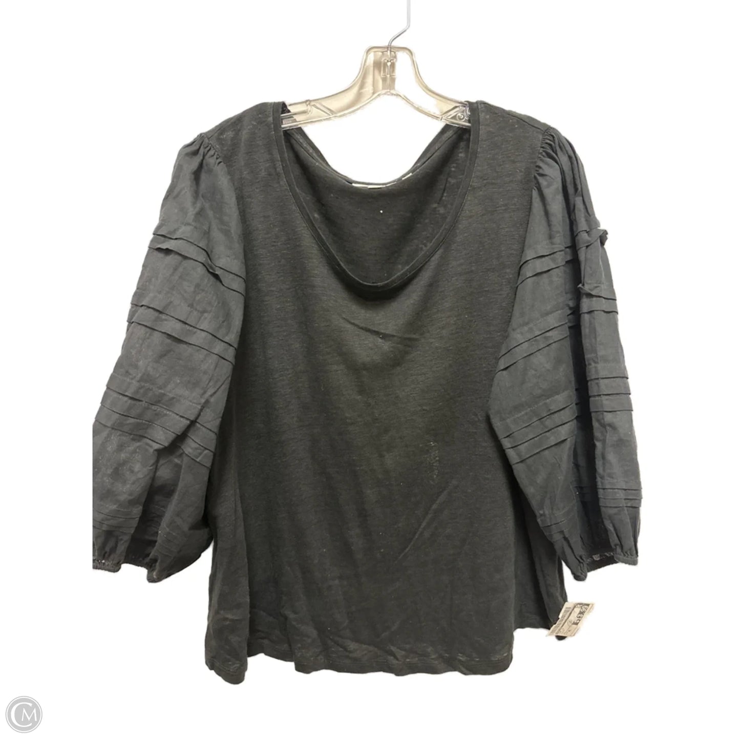 Top Long Sleeve By Chicos In Black, Size: Xl