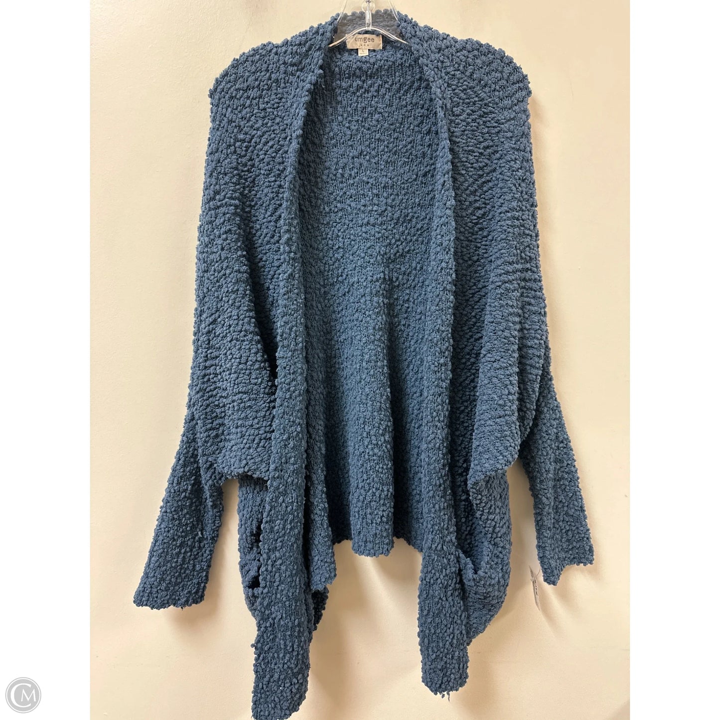 Sweater Cardigan By Umgee In Blue, Size: L