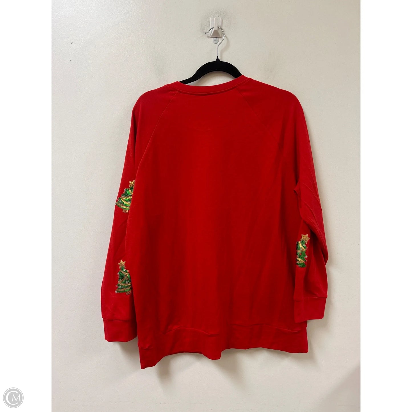Sweater By Clothes Mentor In Red, Size: Xl