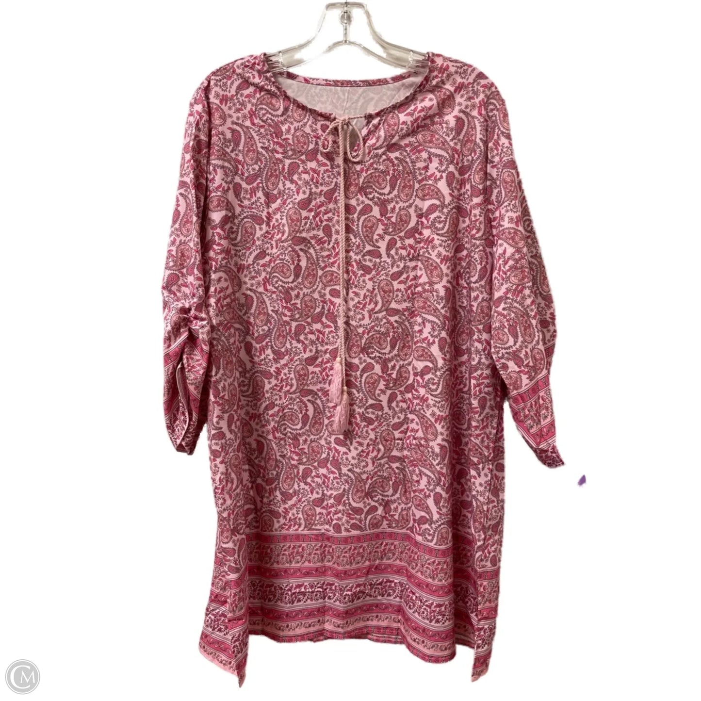 Dress Casual Short By Clothes Mentor In Pink, Size: Xl