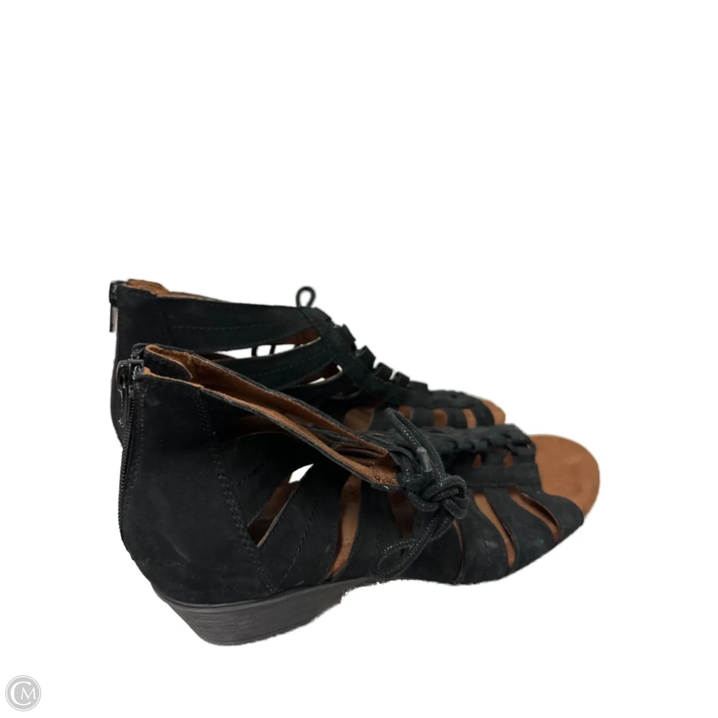 Sandals Flats By Rockport In Black, Size: 9.5