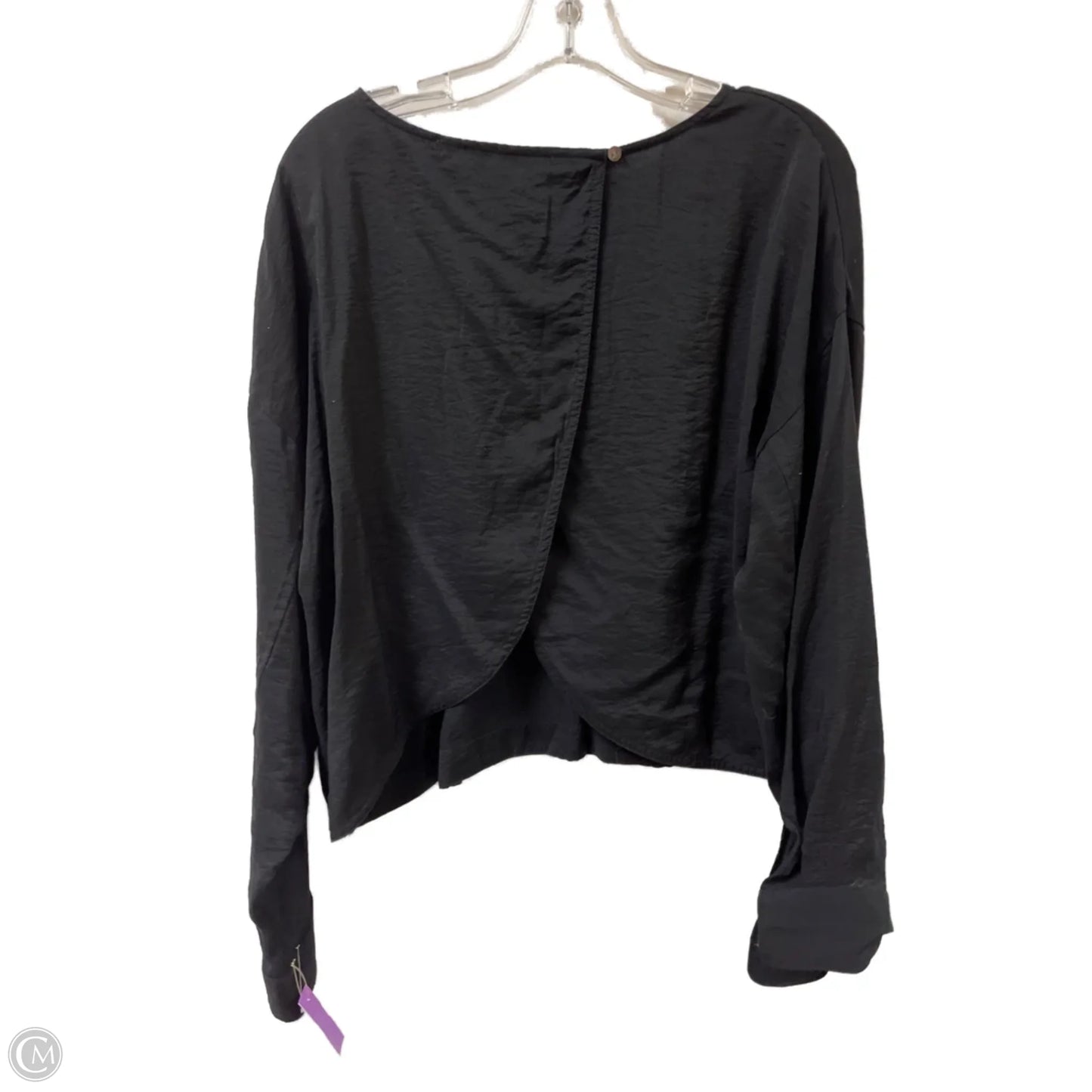 Top Long Sleeve By Madewell In Black, Size: L