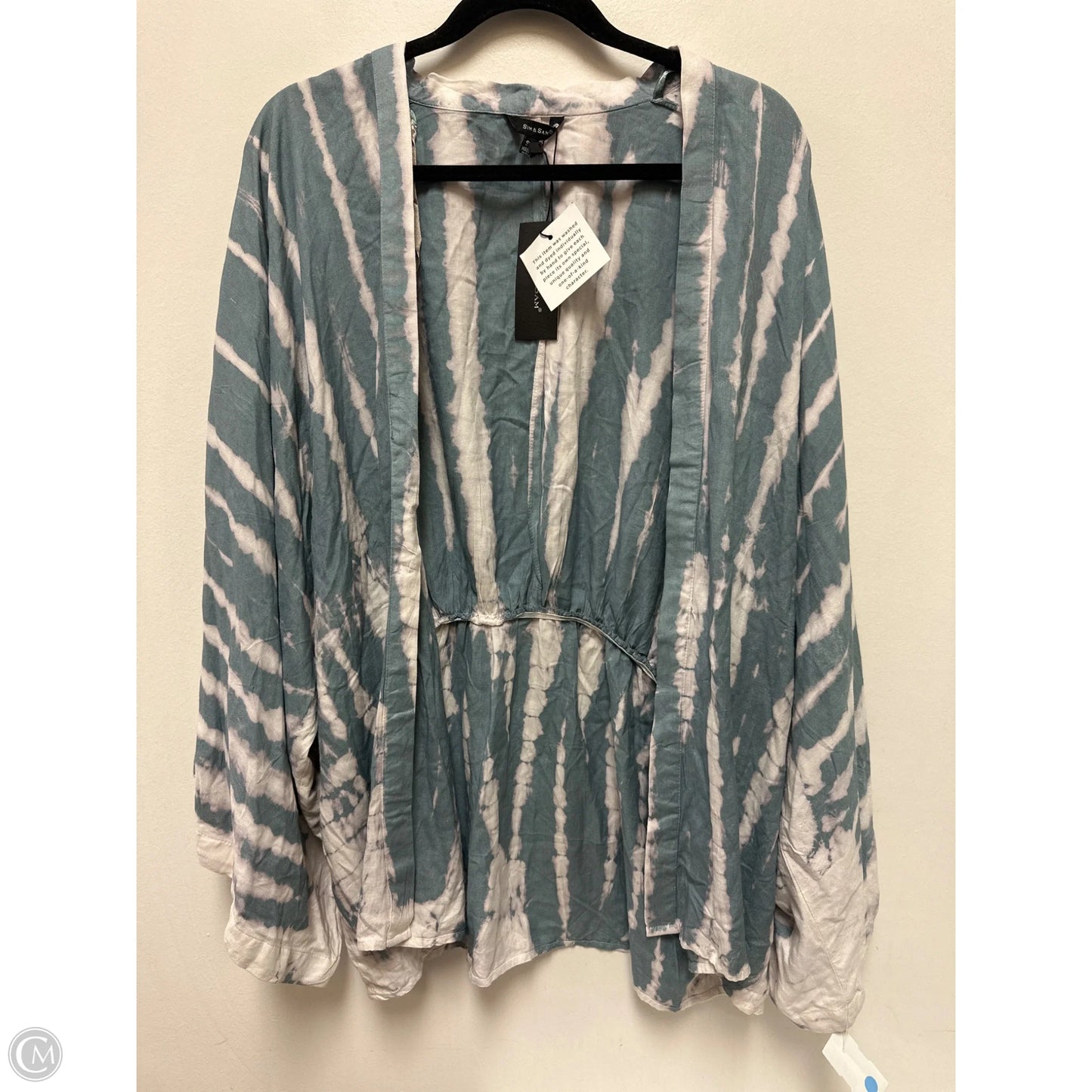 Kimono By Clothes Mentor In Blue, Size: M