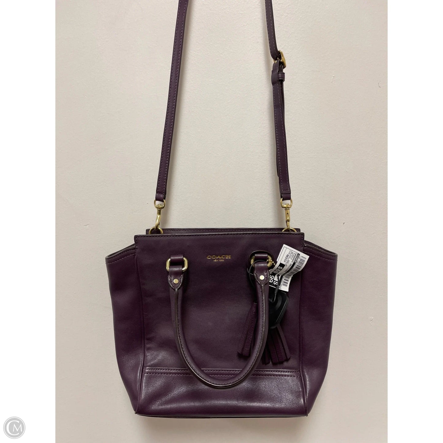 Handbag Designer By Coach, Size: Medium