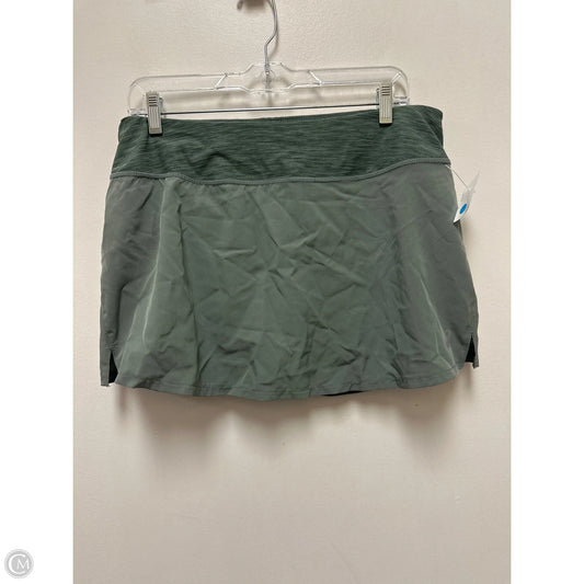 Athletic Skort By Asics In Green, Size: L