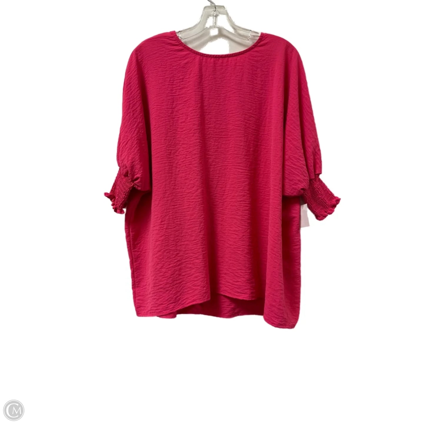 Top Short Sleeve By Clothes Mentor In Pink, Size: M