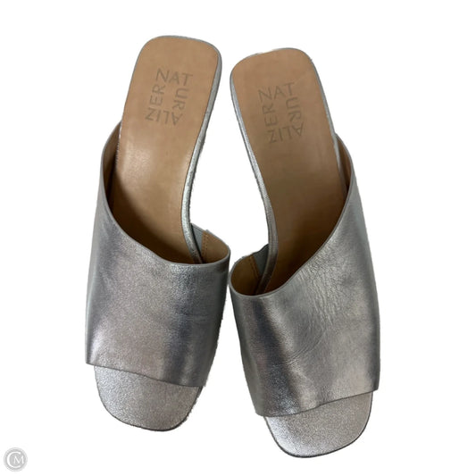 Shoes Heels Stiletto By Naturalizer In Silver, Size: 8.5