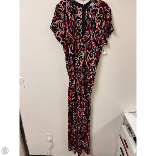 Jumpsuit By Chicos In Pink, Size: 2x