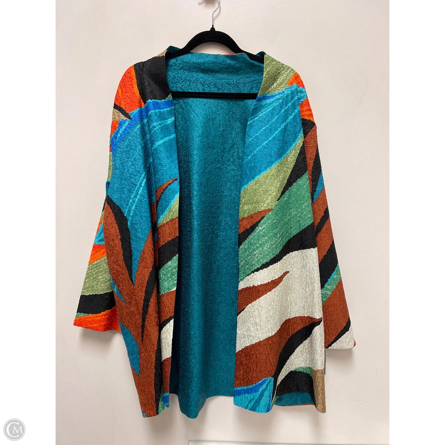 Sweater Cardigan By Chicos In Multi-colored, Size: 2x