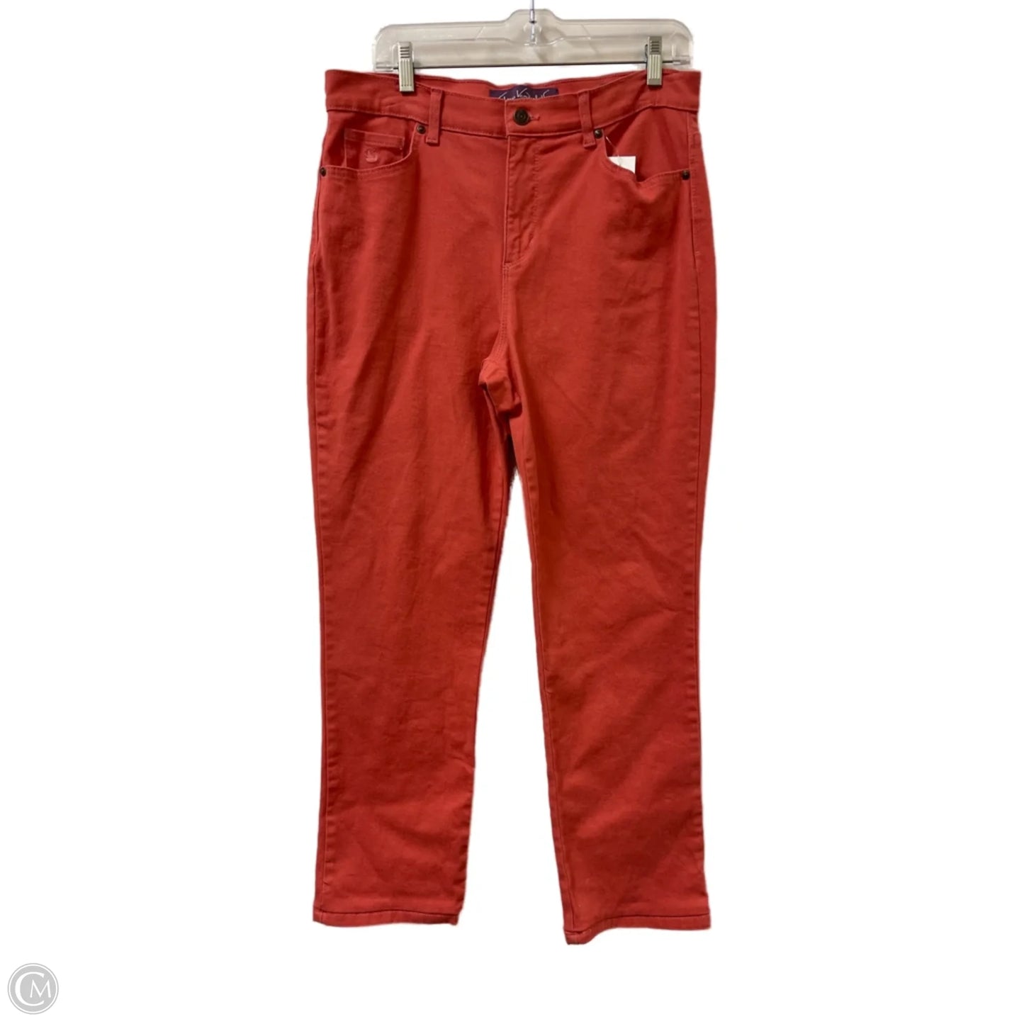 Jeans Straight By Gloria Vanderbilt In Orange, Size: 8