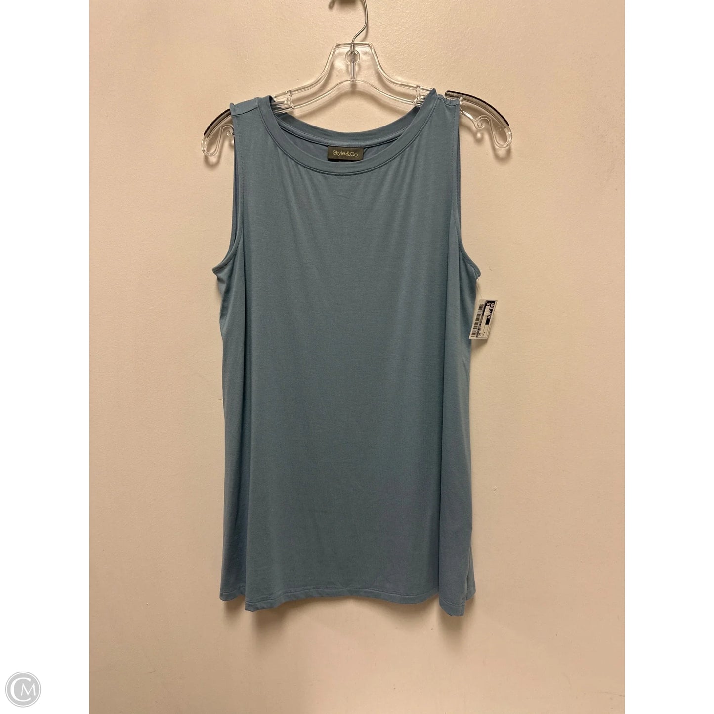 Tank Top By Style And Company In Blue, Size: M