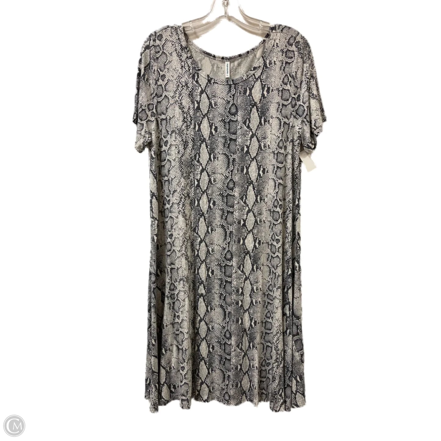 Dress Casual Short By Clothes Mentor In Snakeskin Print, Size: Xl