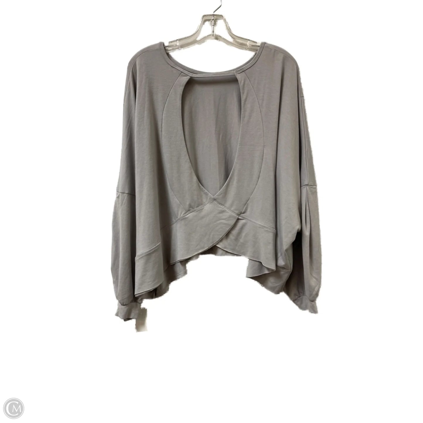 Top Long Sleeve By Clothes Mentor In Grey, Size: L