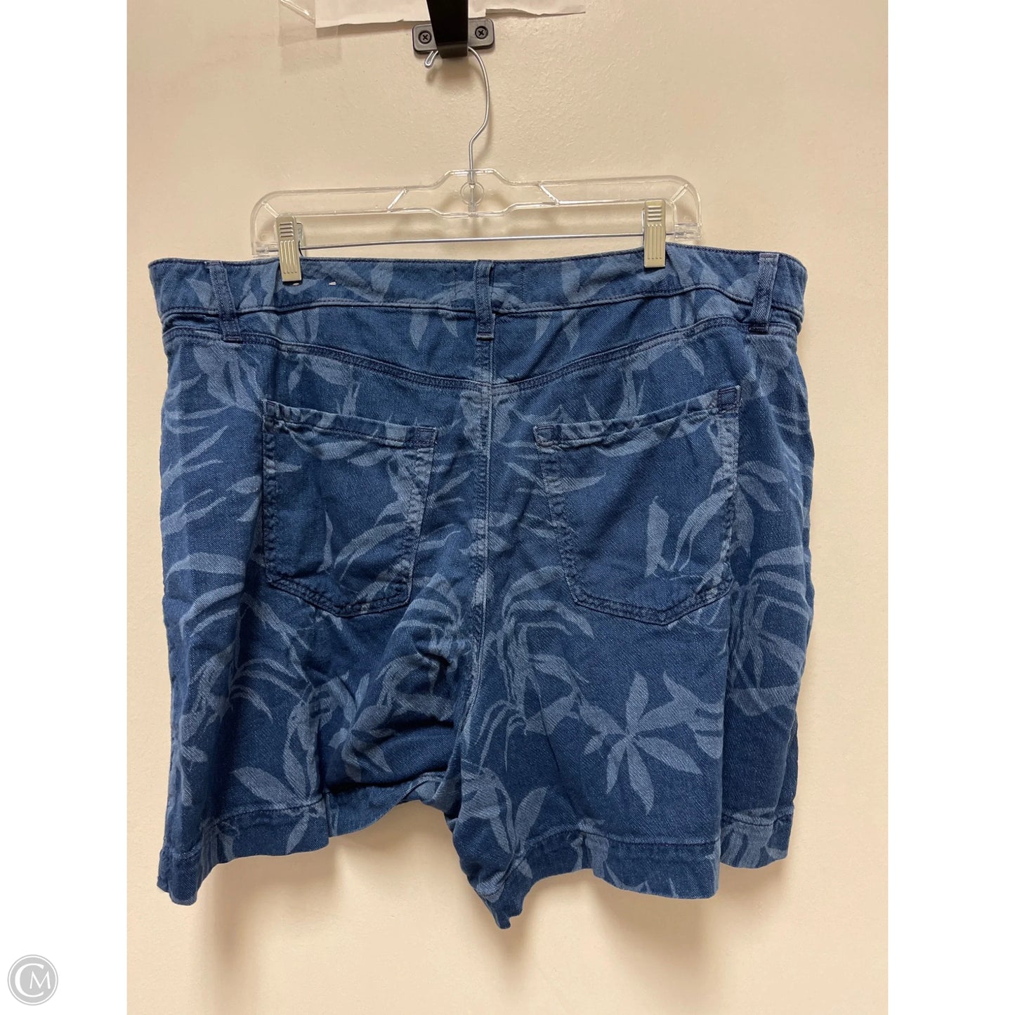 Shorts By Lane Bryant In Blue Denim, Size: 20