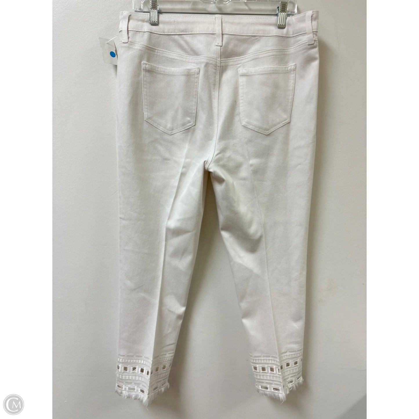 Jeans Skinny By Chicos In White, Size: 10