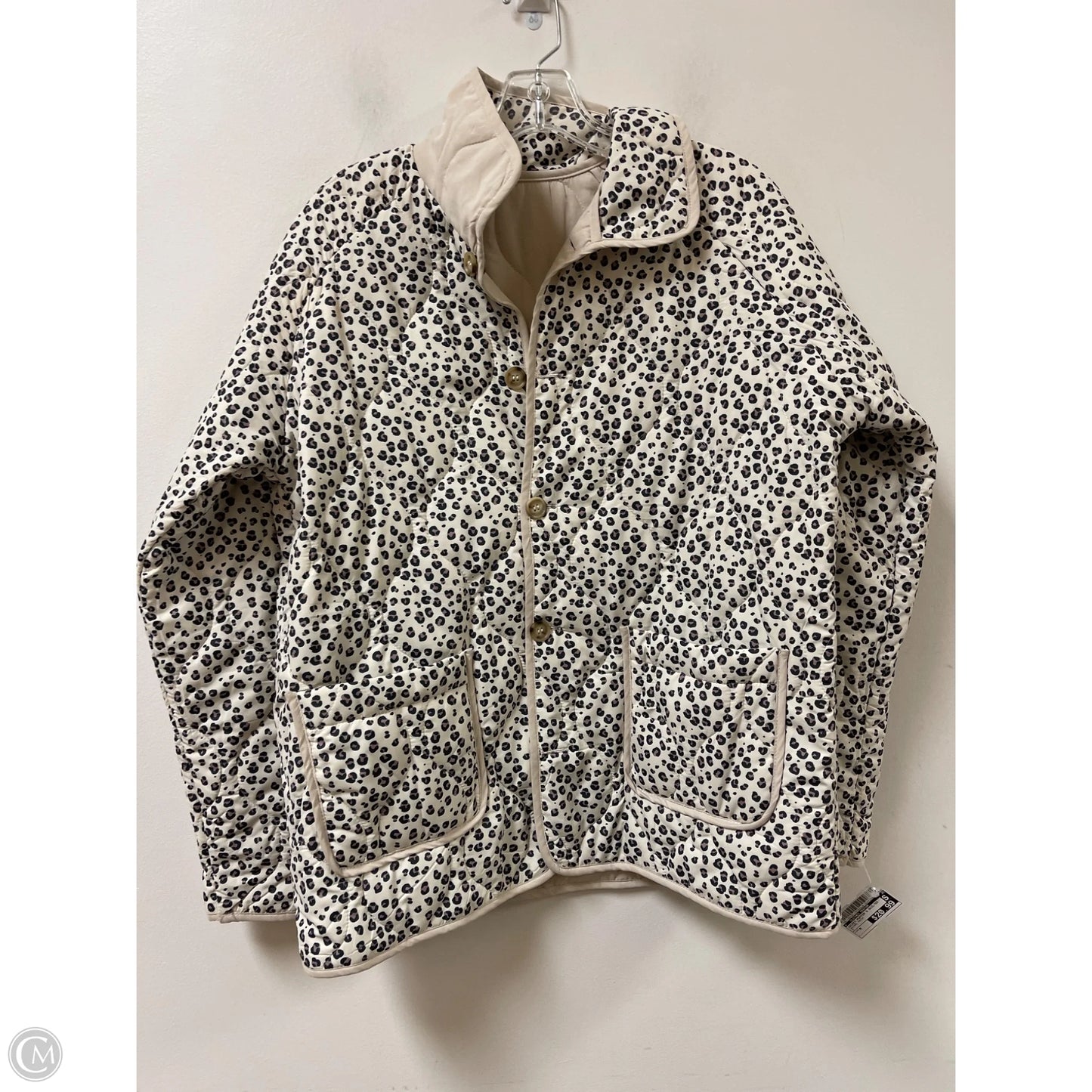 Jacket Puffer & Quilted By Clothes Mentor In Animal Print, Size: M