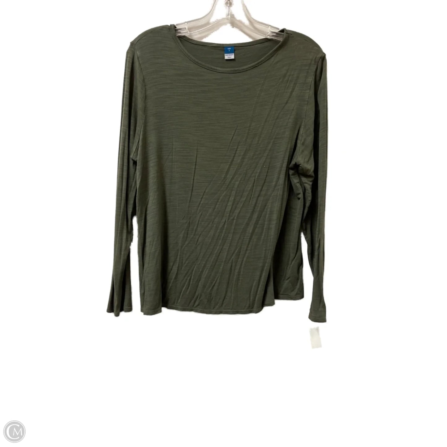 Top Long Sleeve By Old Navy In Green, Size: S