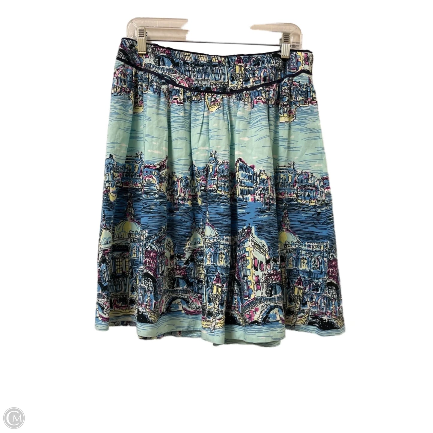 Skirt Midi By Anthropologie In Blue, Size: 8