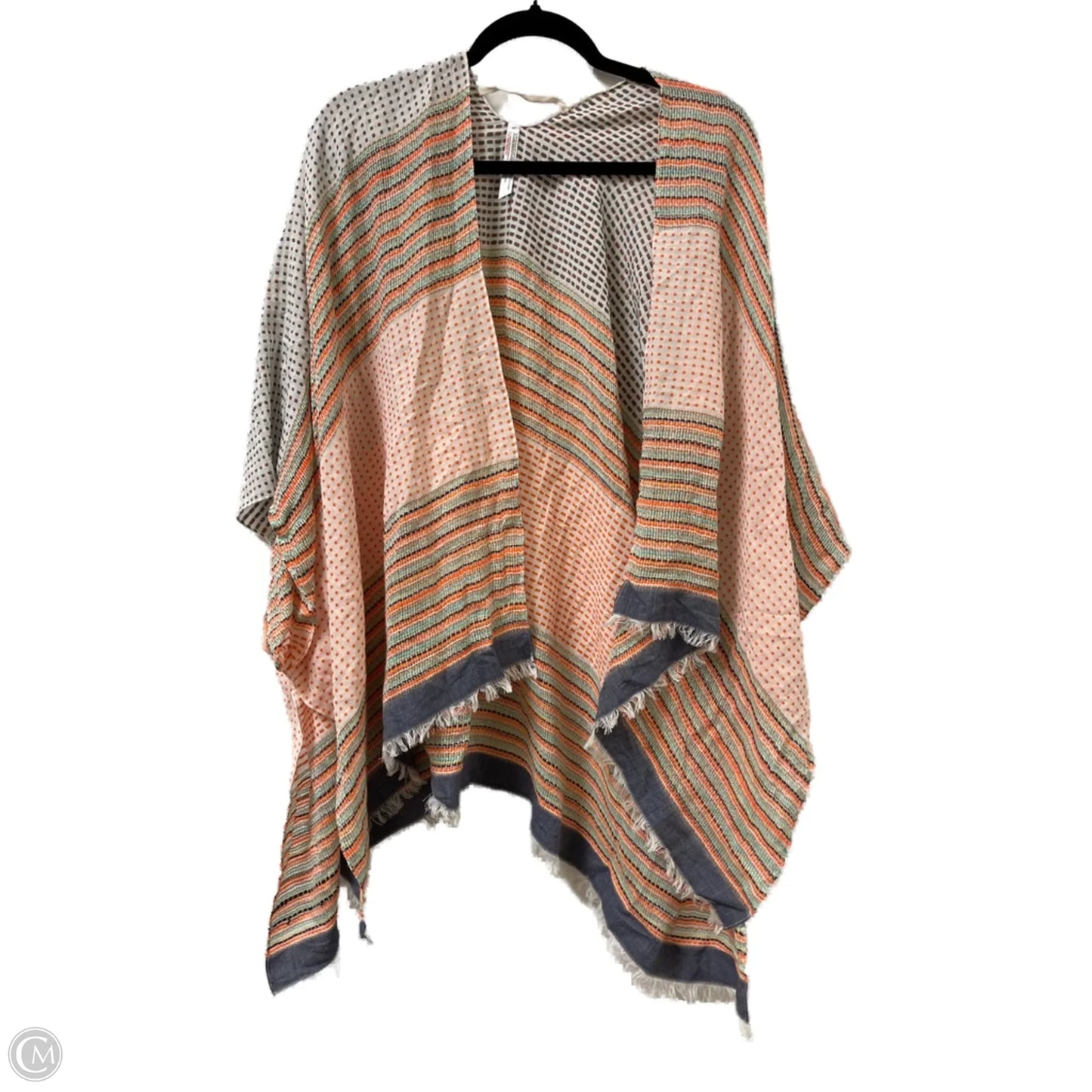 Kimono By Clothes Mentor In Orange, Size: Osfm