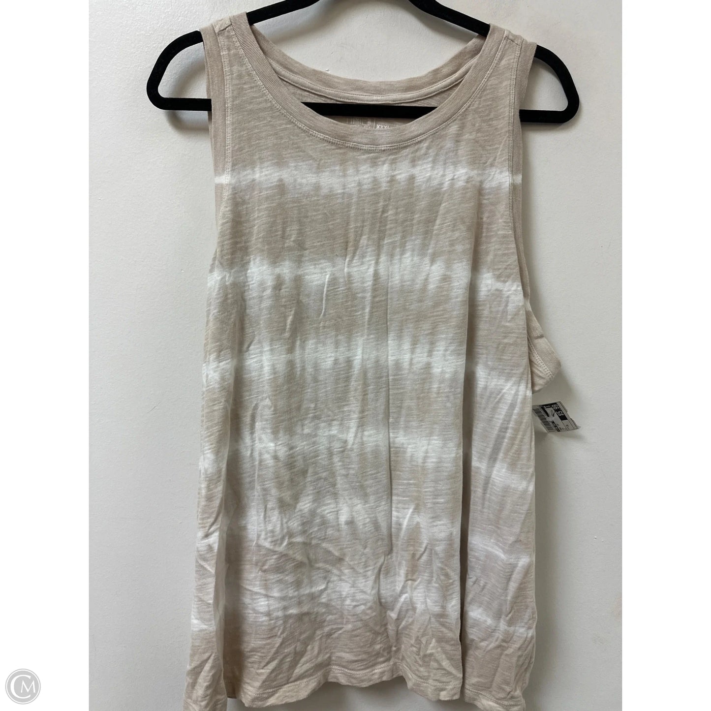 Tank Top By Time And Tru In Tan, Size: 3x