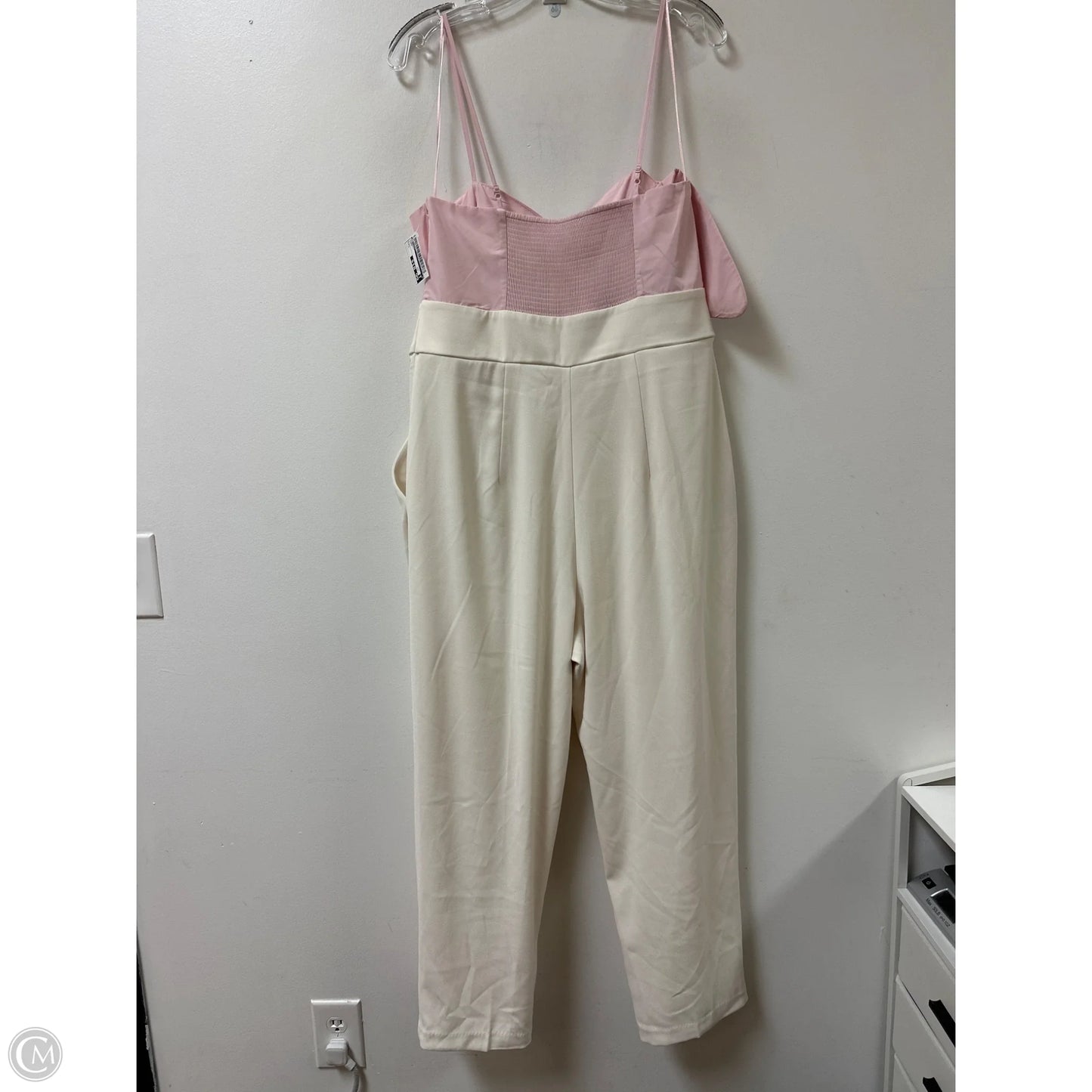 Jumpsuit By Express In Cream, Size: L