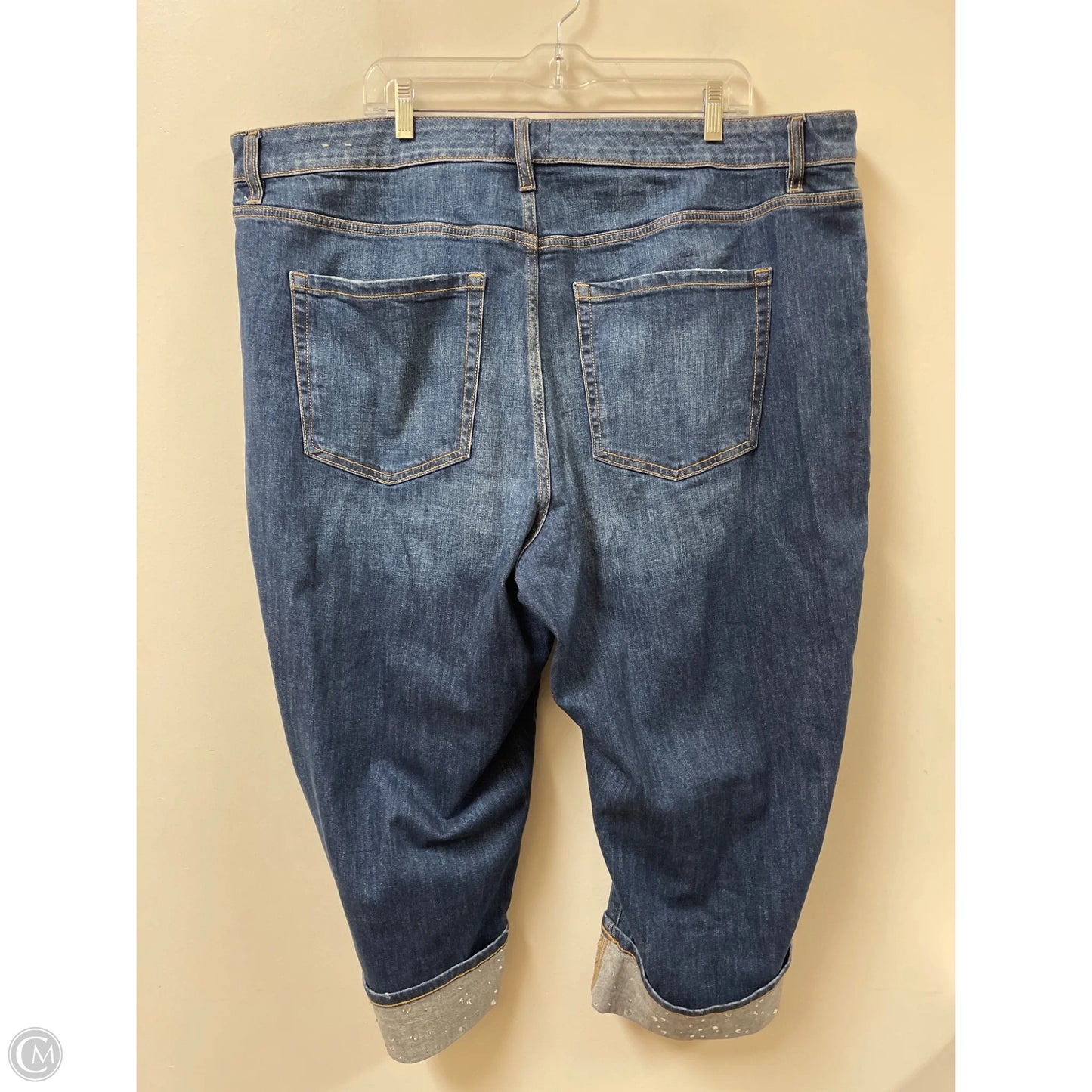 Jeans Straight By Lane Bryant In Blue Denim, Size: 22