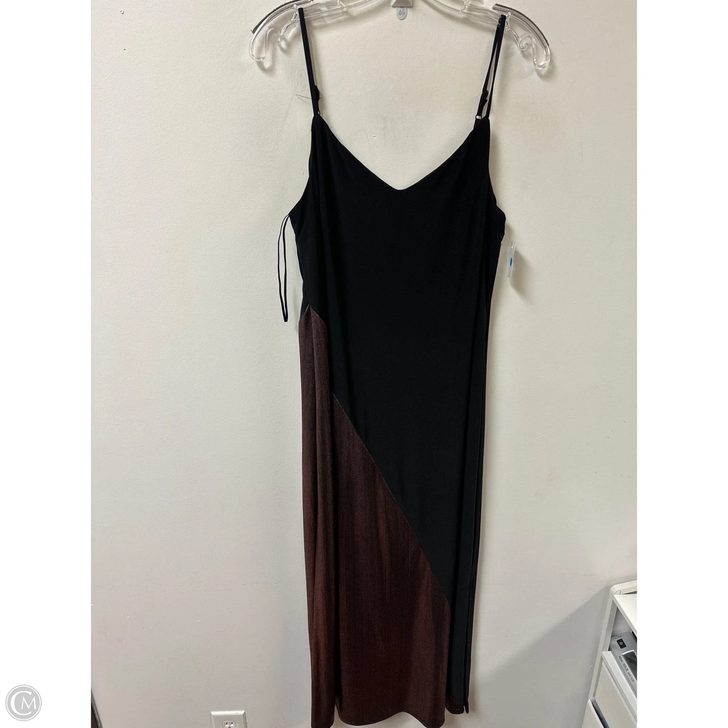 Dress Casual Maxi By Msk In Black, Size: L