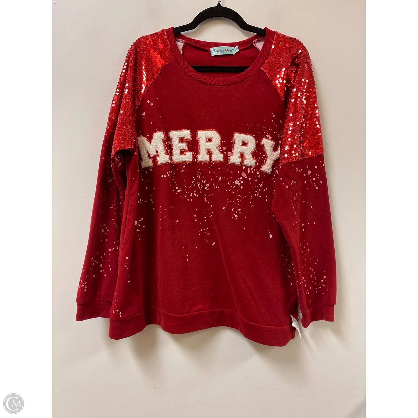 Sweater By Southern Grace In Red, Size: Xl