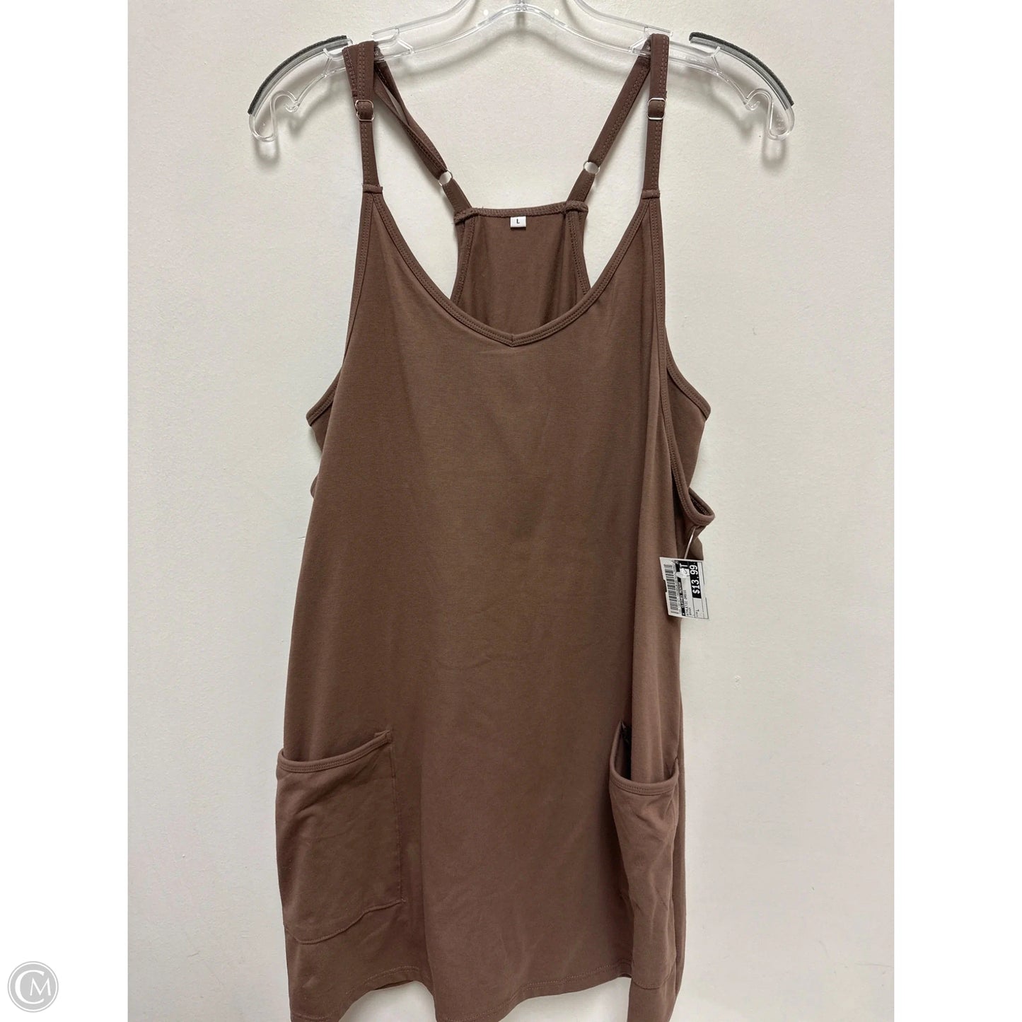 Athletic Dress By Clothes Mentor In Brown, Size: L